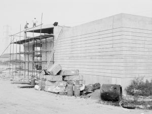 Riverside Sewage Works Extension XIII, showing the blind building in phase 2, on west edge of site, 1966