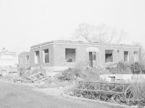 Riverside Sewage Works Reconstruction XIV, showing powerhouse under construction, 1966
