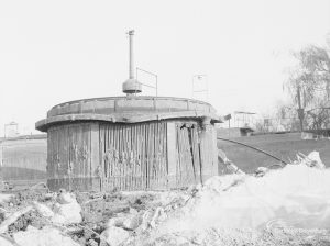 Riverside Sewage Works Reconstruction XIV, showing small circular central housing, 1966