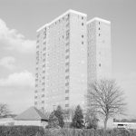 Housing, showing Thaxted House, Siviter Way, Dagenham, from Old Dagenham Park, 1967