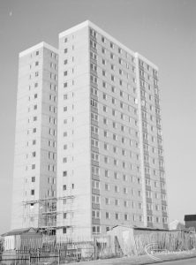 Housing, showing Thaxted House, Siviter Way, Dagenham, from Old Dagenham Park, 1967
