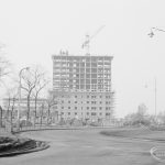 Housing, showing Thaxted House, Siviter Way, Dagenham from south-east, 1967