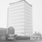 Housing, showing exterior of Asta House, High Road, Chadwell Heath from north-east, 1967