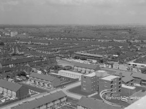 Housing, showing view from Thaxted House, Siviter Way, Dagenham looking north-west to horizon over Hollidge Way, 1967