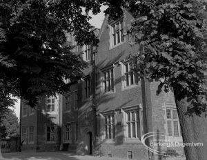 Eastbury House, Barking showing north elevation, looking from west-north-west, 1967