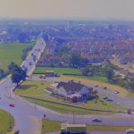 View from roof of Highview House, Hatch Grove, Chadwell Heath, 1967