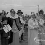 Dagenham Town Show 1967, showing first and second prizewinners in the adult Fancy Dress competition, 1967