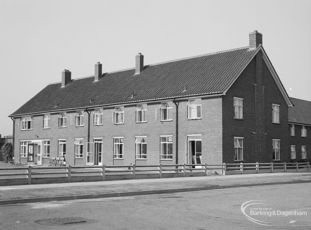 Old People’s Welfare, showing exterior of Mayesbrook Old People’s Home, Bevan Avenue, Barking, 1967