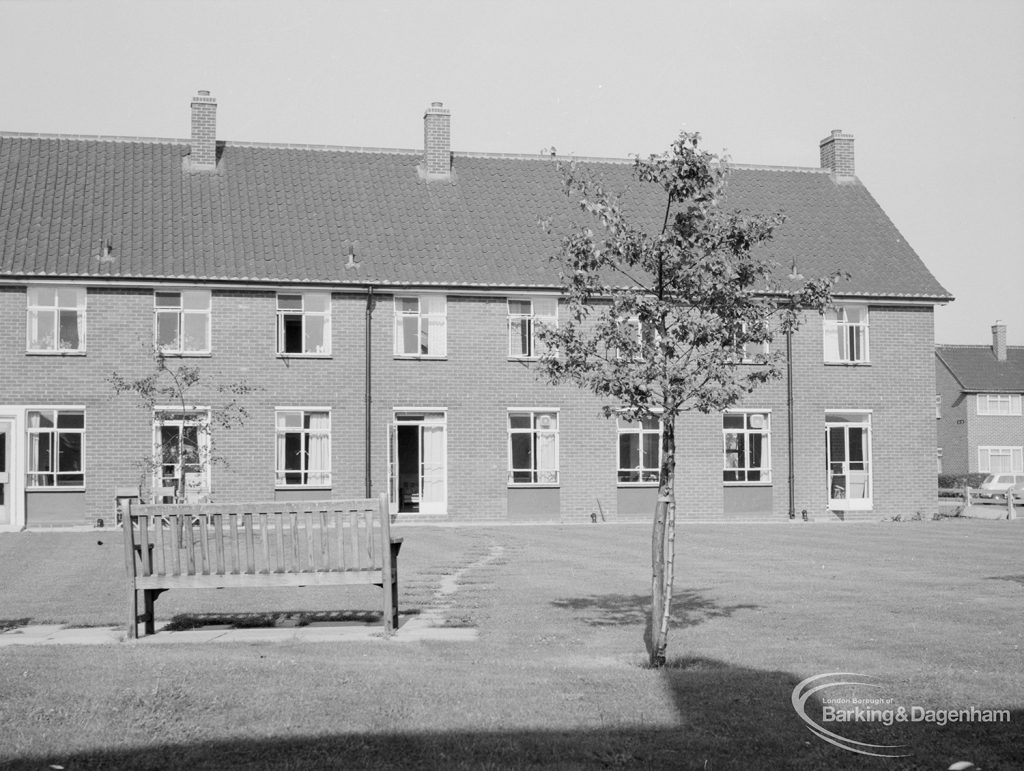 Old People’s Welfare, showing exterior of Mayesbrook Old People’s Home, Bevan Avenue, Barking, 1967