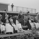 Barking Carnival 1967, showing group of beauty and carnival queens from Essex Towns and Mayor Councillor William Noyce JP speaking, 1967
