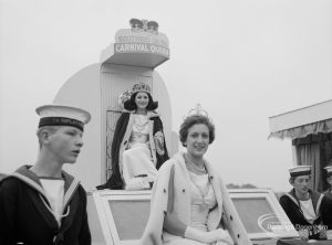Barking Carnival 1967, showing Southend-on-Sea Carnival Queen, 1967