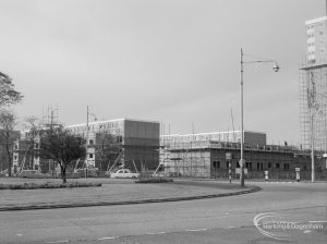 Housing development, showing building in Stour Road area at Becontree Heath, looking from north-east, 1967