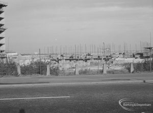 Housing development, showing beginning of further development of Stour Road area at Becontree Heath, 1967