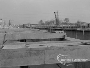 Sewage Works Reconstruction (Riverside Treatment Works) [French’s Contract at Rainham] XX, showing heavy new ducts, 1967