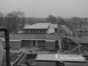 Sewage Works Reconstruction (Riverside Treatment Works) [French’s Contract at Rainham] XX, showing the main powerhouse looking east from old building, 1967