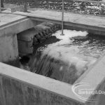 Sewage Works Reconstruction (Riverside Treatment Works) [French’s Contract at Rainham] XX, showing downfall of water in old south corner, 1967