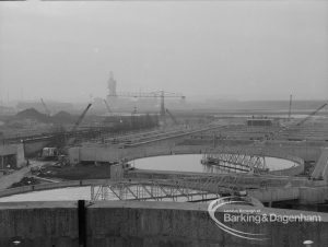 Sewage Works Reconstruction (Riverside Treatment Works) XX, showing  tanks [adjoining EES12593 and EES12595], 1967