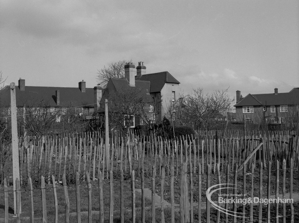 No. 1 Lodge Cottages, Dagenham taken from south-east, 1968