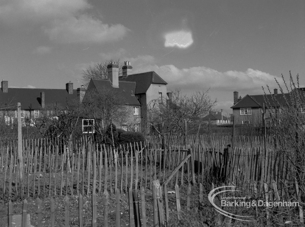 No. 1 Lodge Cottages, Dagenham taken from south-east, 1968