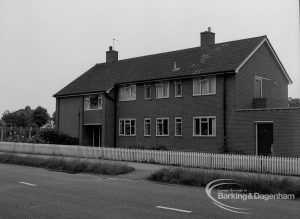 Child Welfare, showing exterior of house at 100 Balgores Lane, Gidea Park, 1968
