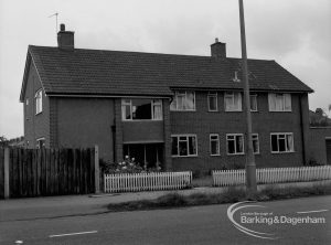 Child Welfare, showing exterior of house at 100 Balgores Lane, Gidea Park, 1968