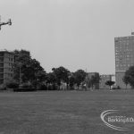 Housing development, showing tower blocks at Becontree Heath, 1968