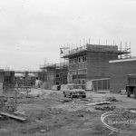 Housing development, showing half finished block in Wellington Drive, Dagenham, 1968