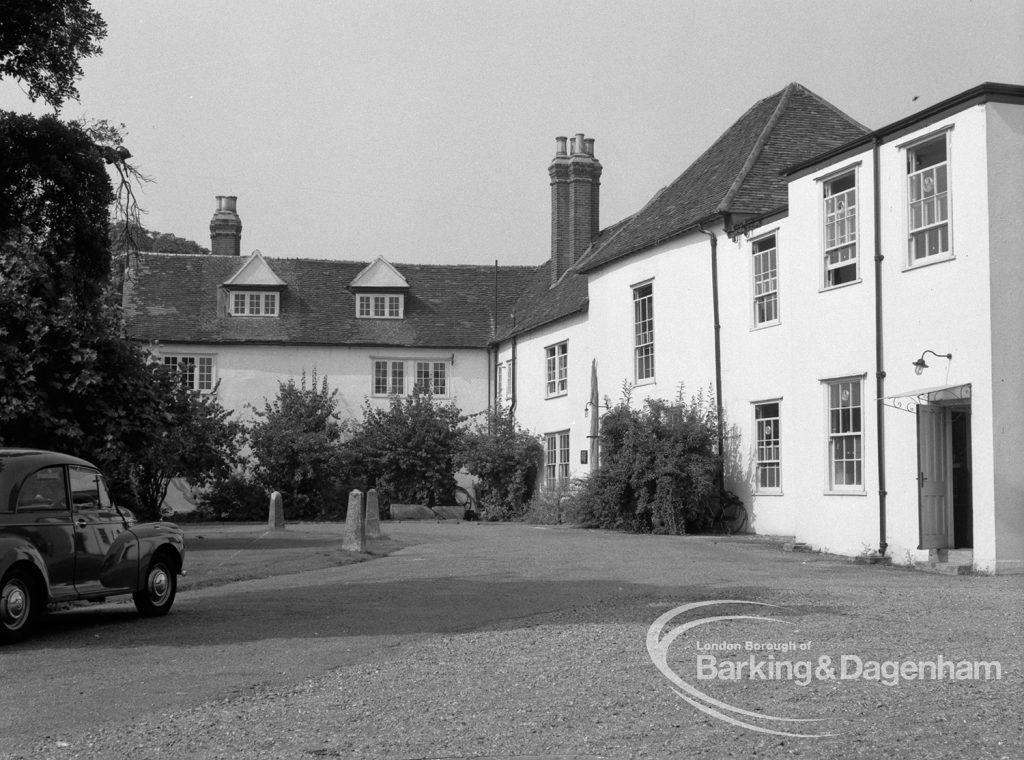 Valence House, Dagenham, showing main front and west wing, 1968