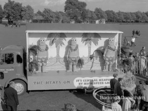 Barking Carnival 1968, showing Gas Board float, 1968