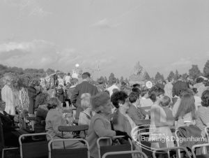 Barking Carnival 1968, showing part of the stand for invited guests, 1968