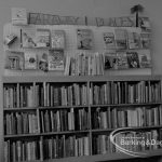 Rectory Library, Dagenham, showing junior section with ‘Faraway Places’ display, 1968
