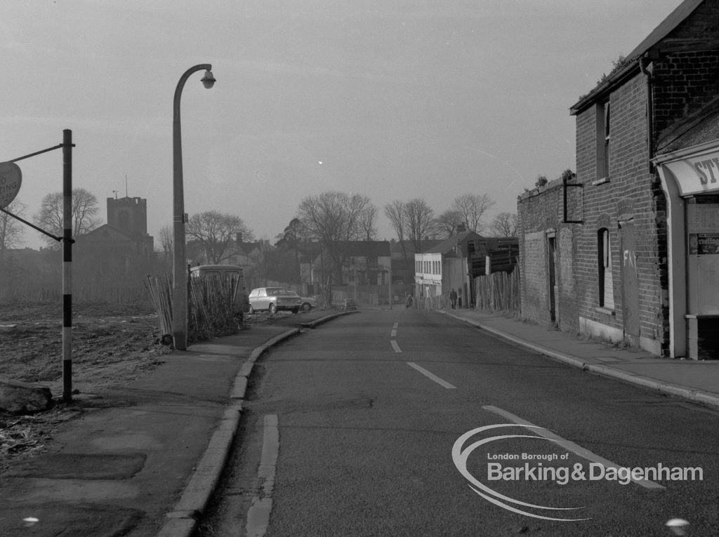 Dagenham Village redevelopment, showing Crown Street looking west, 1968 – 1969