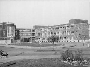 Civic Centre, Dagenham, with extension on right, 1969