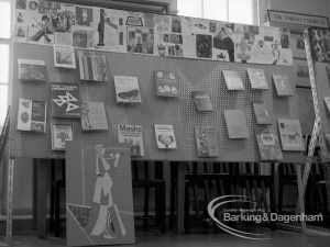 Barking Libraries Children’s Book Week at Valence House, Dagenham, showing exhibition of children’s books, 1969