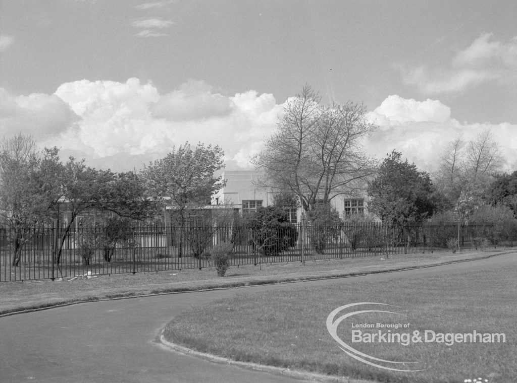 Rectory Library, Dagenham from Old Dagenham Park, 1969