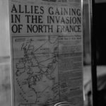 London Borough of Barking exhibition of historical Second World War newspapers at Valence House Museum, Dagenham, 1969