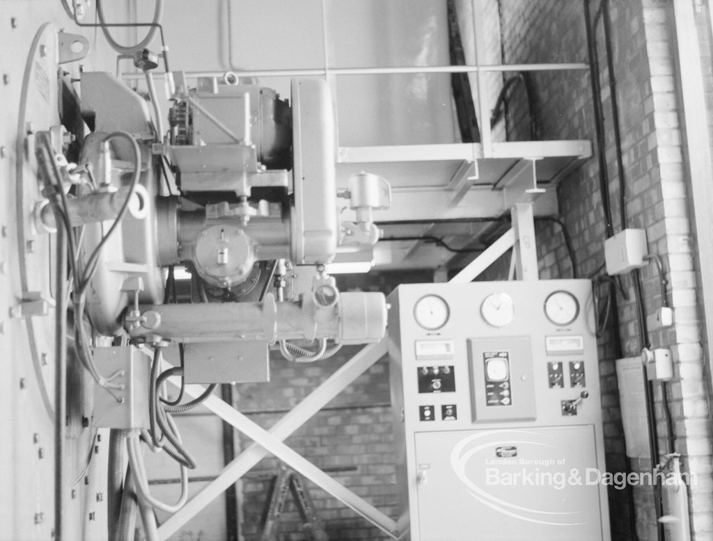 London Borough of Barking Borough Heating Engineer, showing ventilation control at Asta House, Chadwell Heath, 1969