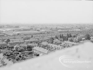 View from Asta House, Chadwell Heath, looking [possibly south-south-west] to Freshwater Road, 1969