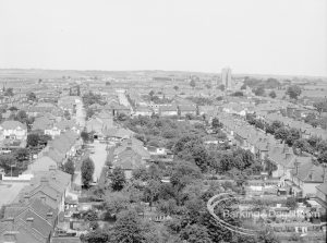View from Asta House, Chadwell Heath, looking north to Hog Hill, 1969