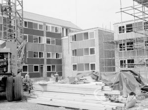 Dagenham housing development, showing Wellington Drive estate under construction, 1969