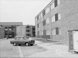 Dagenham housing development, showing Wellington Drive at Wellington Drive estate, 1969