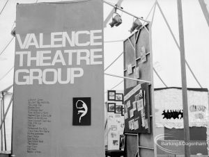 Dagenham Town Show 1969, showing Valence Theatre Group exhibition, 1969