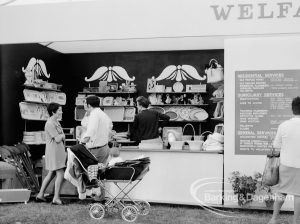 Dagenham Town Show 1969, showing Domiciliary and Residential Services display on Welfare stand, 1969