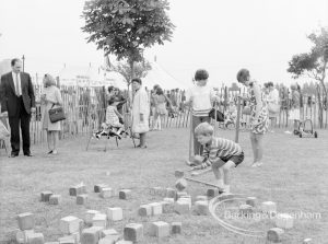 Dagenham Town Show 1969, showing children’s playground, 1969