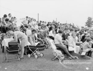 Dagenham Town Show 1969, showing spectators in the Arena, 1969