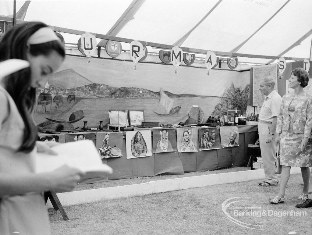 Dagenham Town Show 1969, showing the Burma Association stand, 1969