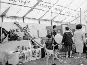 Dagenham Town Show 1969, showing the Dagenham District Scout Council Challenge, 1969