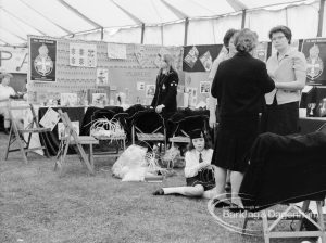 Dagenham Town Show 1969, showing informal scene at St John Ambulance Brigade display, 1969