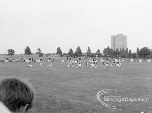 Dagenham Town Show 1969, showing a distant display in the Arena, 1969