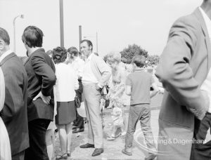 Dagenham Town Show 1969, showing a group of visitors, 1969